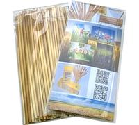 35 sachets de sachets d'une longueur de 20 cm, 100 % biodégradables sachets de paille, de lait et d'herbe
