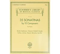 35 Sonatinas by 10 Composers for Piano: Bartok, Beethoven, Clementi, Diabelli, Dussek, Kuhlau, Lichner, Mozart, Reinecke, Spindler