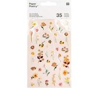 35 Stickers gel - Vive la Nature - Rose Multicolore G