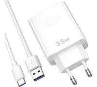 35 W Chargeur Et Câble Usb C Pour Honor 400 Lite 5G 200 90 Smart 70 Supercharge Adaptateur De Chargeur Mobile Avec Charge Rapide Type C Câble Pour Honor X9C X8C X7B X6B Play9T Pad X9A 9 Magic6 Lite