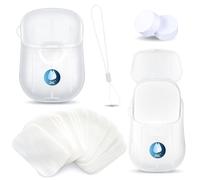 350 Feuilles de Savon Portable pour les Mains - JaMoonLBV JmL® Marque Française - Savon Hydrosoluble en Feuilles Format Poche - Boîte Voyage Jetable - Camping, Randonnée, Trek, Hygiène Nomade, WC