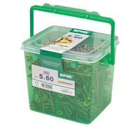 350 vis à bois à tête fraisée PZ Spax Yellox 5 x 60mm