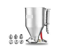 3500 Ml Stuc Pistolet Ciment Mortier Pulvérisateur Trémie Jet Peinture Mur Béton Outils Diatomée Boue Mastic Poudre Pulvérisation Pot
