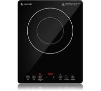 3500W Plaque À Induction,Plaque Induction Portable Avec Double Anneau,9 Niveaux De Puissance Et De Température,Verrouillage De Séc