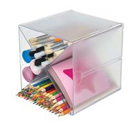 Deflecto Système Modulable Cube Séparation En X, 4 Compartiments