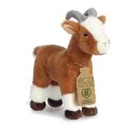 Aurora World Peluche Eco Nation Chèvre 35052 26 cm Éco-responsable Marron