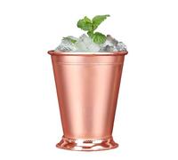 350ml Menthe Julep Cup, Rose Gold Acier Inoxydable Perle Verre À Boire Moscow Mule Cocktail Boisson Mixte Metal Roller Cool Drink Bar Accessoires