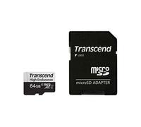 Carte microSDXC Transcend High Endurance 350V Class 10, UHS-I avec adaptateur SD