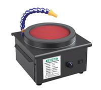 350W Bench Electric Sander, Multifunctional Sharpening Machine, Dry and Wet Use, 7 Speeds up to 2000r/Min, Forward and Reverse, Adjustable Water Flow, for Scissors, Stone and Wood Grinding