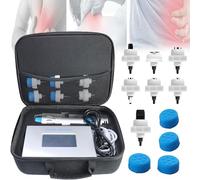 350W Electric Shockwave Device, Deep Muscle Massager with 7 Massage Head, 1-16HZ Adjustable Frequency, 60-200MJ Intensity, Colorful Touch Screen, Deep Physiotherapy, for Muscle Relaxation