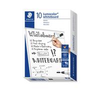 Staedtler Lumocolor 351 - Blister 1 Marqueur Effaçable À Sec Pointe Ogive 2 Mm Noir