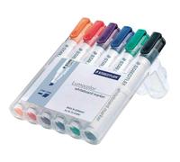 [351 B WP6] STAEDTLER étui de 6 marqueurs tableau blanc Lumocolor 351B