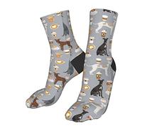 351 Chaussettes 40cm Cafés Lévriers Italiens Café Latte Café Expresso Chaussettes De Bureau Rigolotes Chaussette Hiver Pour Homme, Noël, Fête Des Mères