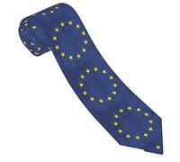 351 Cravate D'Affaires Drapeau De L'Union Européenne Avec Des Étoiles Cravate Étroite Mode Hommes Cravate Retro Cravate Homme Pour Mariage Mari Fête