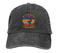 351 Femme Homme Casquette Baseball, Ne Plaisante Jamais avec Le Professeur De Yoga Chapeaux Pare-Soleil Réglable Chapeau De Cowboy Coton Chapeau De Golf pour Camping Pêche Golf