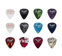 351 Dotted Celluloid Picks, 12-Pack, Thin