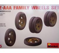 MiniArt Accessoires maquette Roues Gaz-aaa Family Set 35112 Échelle 1:35