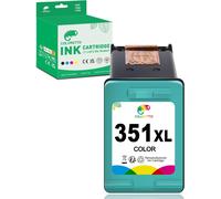 351XL Cartouches d'encre Remanufacturées pour HP Cartouche 351 350 XL DeskJet D4260 D4360 D4280 PhotoSmart C4210 C4270 C4280 C4380 C4385 OfficeJet J5780 J5730 J6410 J5740 Imprimante Couleur