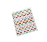 352 pièces Autocollant Strass Bijoux Artisanat Cristal Gem Stickers Autocollant Multicolore Créatif et utileDurabilité