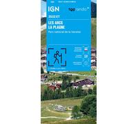 3532et les arcs - la plagne pn de la vanoise - Echelle 1:25 000 - Collectif - Ign Institut Geographique National - Atlas / carte