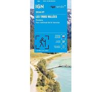 IGN Carte 3534OT Les Trois Vallées, Modane PN de la Vanoise – Recto