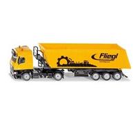 3537 Camion avec remorque benne basculante Rouge G