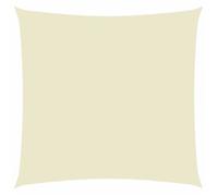 354•{NEUF} Voile d'ombrage rectangulaire JILLE- MODE Voile de parasol Tissu Oxford carré 2,5x2,5 m Crème - 2,5 x 2,5 m Haut de