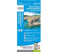 3545ot saint tropez - sainte maxime massif des maures - Collectif - Ign Institut Geographique National - Atlas / carte
