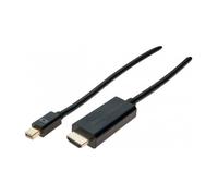 [3548381281474] DACOMEX Cordon mini displayport 1.2 vers hdmi 2.0 actif - 2M