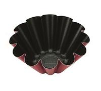 IBILI Moule à brioche Venus 355218 – Acier 18 x 18 x 5 cm Noir/Rouge