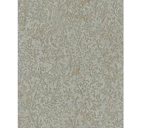 35532-Odyssée Floral Bleu Or Galerie Papier Peint