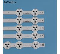 356mm 10 piece pour 2TV Bande de rétro-éclairage LED pour Luxor LUX0140003/01D FHD, Kit de barre de TV intelligente, bande de LED, règle VES400UNDS-2D-N02 ( Nipseyteko )