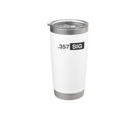 .357 SIG Munitions - Chasse, défense, application de la loi Gobelet isotherme en acier inoxydable double paroi