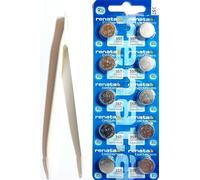 357 SR44W 10 Piles Boutons Renata