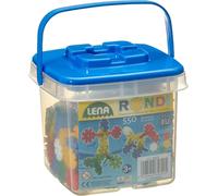 35820-Jeu De Construction Rondi 25 Dans Un Seau,550 Pièces En Couleurs Vives,Env.25 Mm,Jeu De Construction Avec Pièces À Emboîter Pour Enfants À Partir De 2 Ans