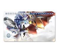 3590529 - Jeu de cartes Digimon TCG Playmat + sac de protection gratuit Digimon Tapis de jeu TCG Card Game Tapis de souris Tapis de table Taille 60 x 35 cm, Compatible avec Digimon MTG TCG CCG YGO