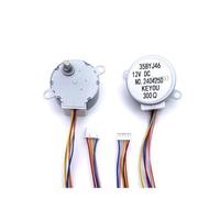 35BYJ46 300 ohm Stepper electronic starter DC 5V 12V 24V Permanent magnet Gear small stepper electronic starter Humidifier repair (10MM shaft) CZAOINCU(12V-24V 300 ohms)