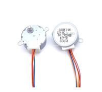 35BYJ46 DC 5V 12V 300 ohms 24V Step Permanent,agnet Gear electronic starter Small Stepper Humidifier Repair Parts IINKUEYK(10MM shaft,12V 300 Ohms)