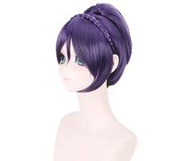 35cm Anime LoveLive Nozomi Tojo Short Cosplay Wig Purple Hair Women Halloween Costume Heat Resistant Synthetic Wigs For Women