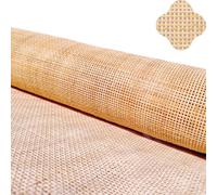 35cm de Large, Cannage rouleau pour meuble, Rotin pour Cannage, Rouleau de Cannage, 35x200cm Sangle Cannage Rotin Rouleau Canne pré-tissée Tissu en Rotin à Maille Ouverte pour Buffet Commode Chaise
