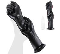35CM Gode XXL Réaliste Large Godemichets Anals - 2-IN-1 Godemiché Faust Gode Ventouse pour Fist,Double Gode Poing Godes Plug Anal Plug Anale,Prostate Homme,Plugs Anals Plug Geant Sex Toys Anals
