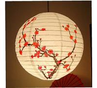 35cm Papier Prunier Ronde Lanterne Abat Oriental Chinois Style de Light Restaurant de soirée de Mariage Décoration intérieure Cadeaux