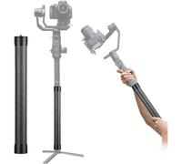 35cm Tripod Extension Pole Camera Carbon Fiber Portable Handheld Extension 1/4" Standard Screw 1/4 Inch Screw Hole Monopod Extension Rod Gimbal Pole for DSLR Camera Gimbal