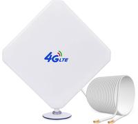 35dBi Antenne 4G LTE TS9 Mâle Omnidirectionnel Dual Mimo Antenne réseau avec 2 m Câble pour modem USB Router Hotspot MiFi WiFi Mobile 4G LTE Huawei E5577,E5786,E5785,ZTE MF910,MR1100,MR2100