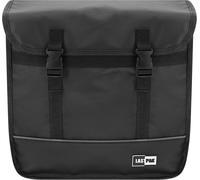 35l Matt Black Bisonyl Bicycle Carrier Bag With Click Closure,Waterproof,Suitable For Child Seat-Ideal For Urban Cycling And Outdoor Adventures