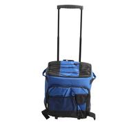 35L Portable Rolling Coller Soft Rolling Coller Coller Oxford Tissu Aluminium Foil Proof de Fuite Sac de Refroidissement, Bleu pour Le Camping, Pêche, Plage