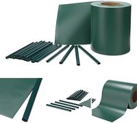 35M Film de clôture en PVC Vert Rouleau de protection visuelle opaque Clôture à double barre NOUVELLE