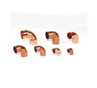 35mm Inner Dia x1.5mm Thickness Scoket Weld Copper End Feed 90 Deg Elbow Coupler Plumbing Fitting Water Gas Oil