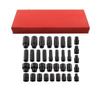 35pcs 1/2" Drive Axle Nut Impact Sockets Set Removal / Installation of Axle Nuts
