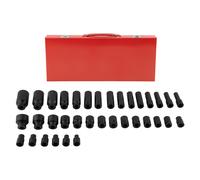 35PCs 1/2" Drive Deep Impact Socket 8-32mm 6 points Impact Douilles Tool Kit